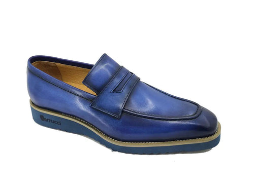 Carrucci Patina Burnished Penny Loafer