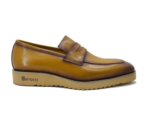 Carrucci Patina Burnished Penny Loafer