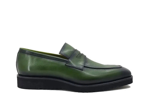 Carrucci Patina Burnished Penny Loafer
