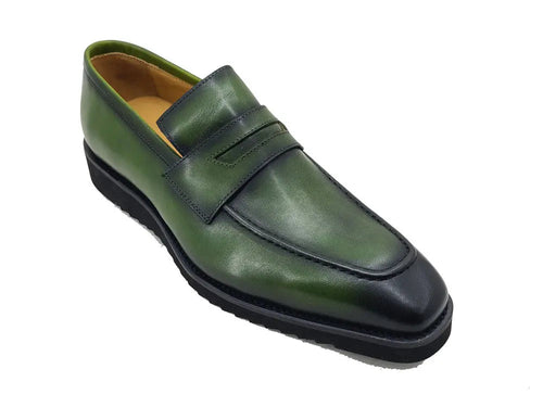 Carrucci Patina Burnished Penny Loafer