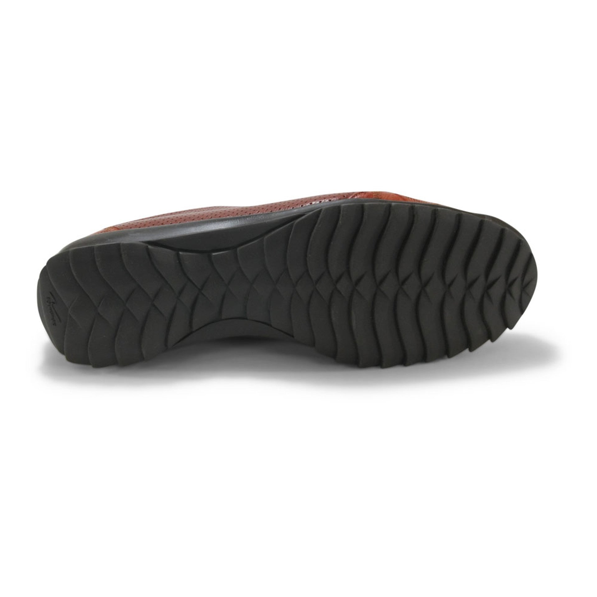 Los Altos Cognac Ostrich Patch Casual Shoes - 8