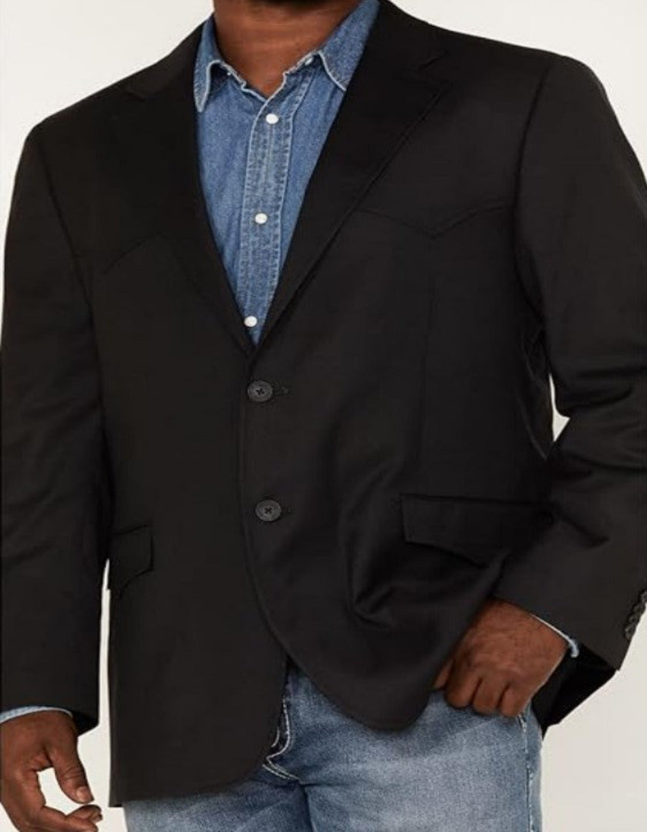 Western Blazer - Saco Para Hombre - Cowboy Blazer in Black Color - 36 Short