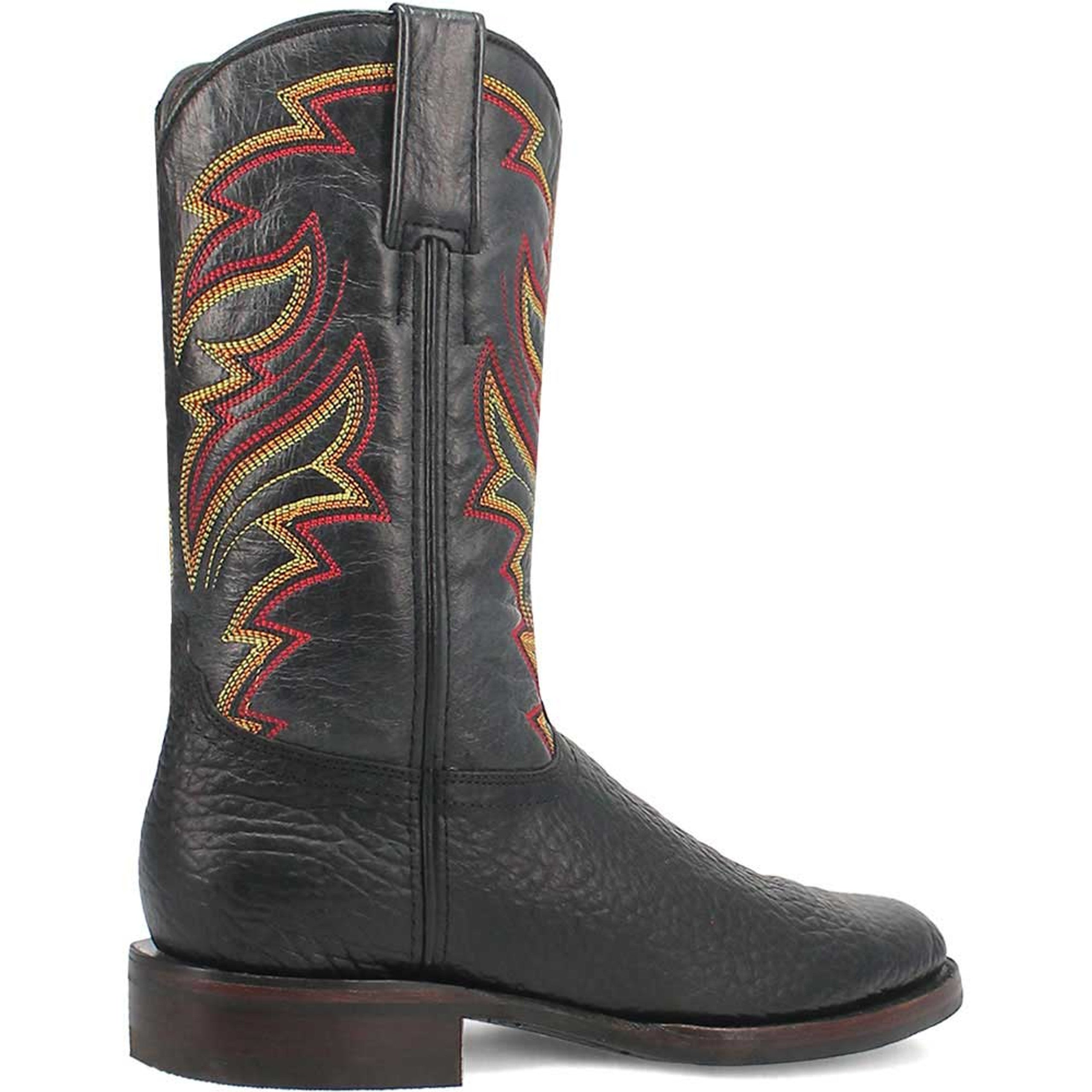 Dingo Round Toe Black Western Leather Boots - 6D