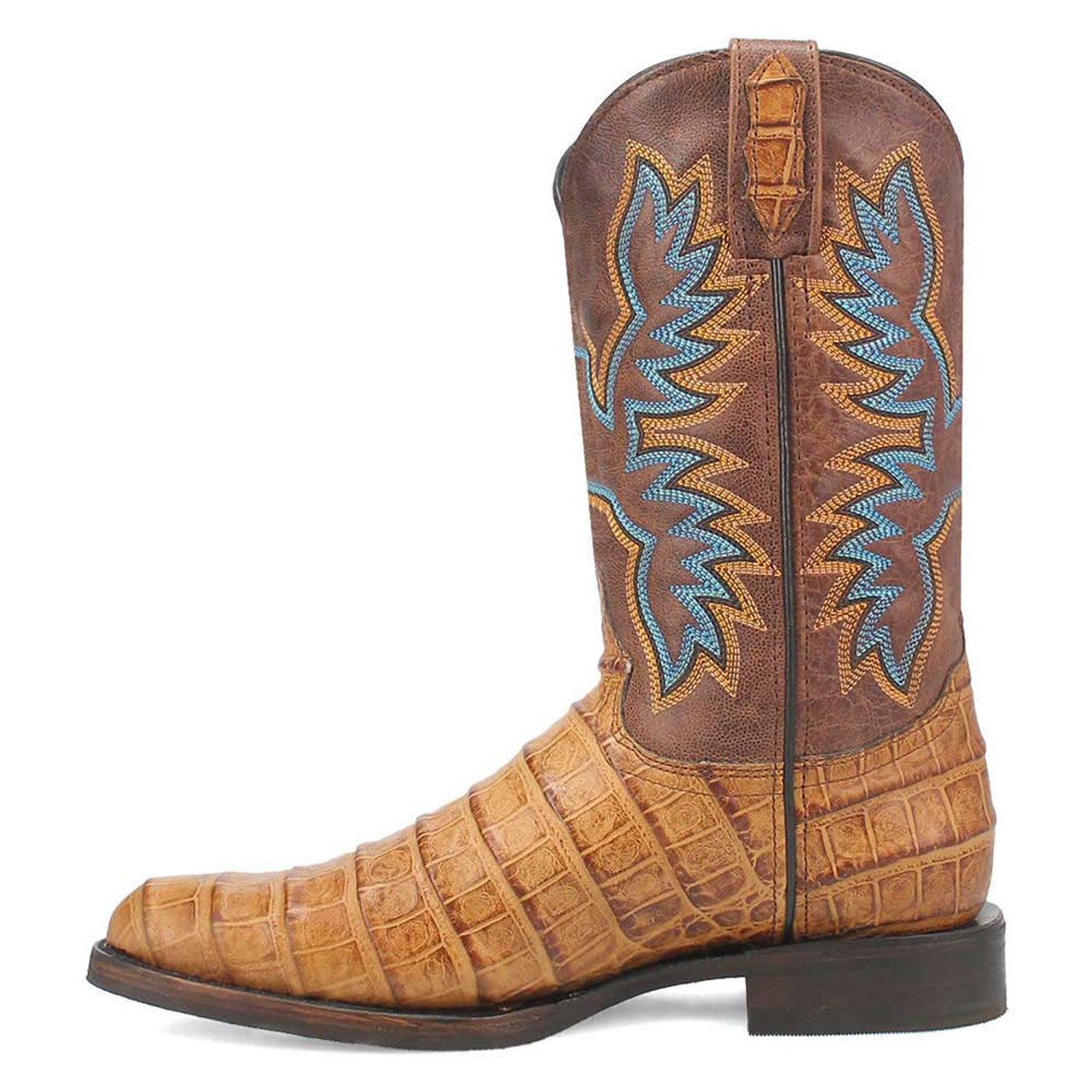 Dingo Round Toe Tan Leather Boots - 6D