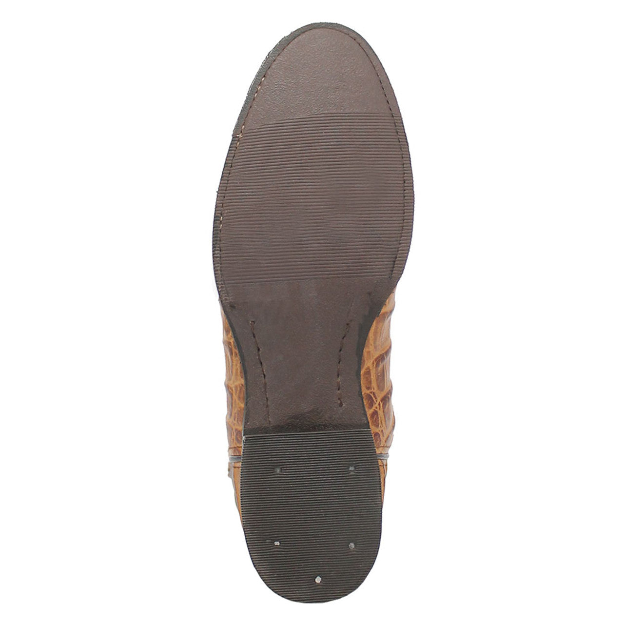 Dingo Round Toe Tan Leather Boots - 6D
