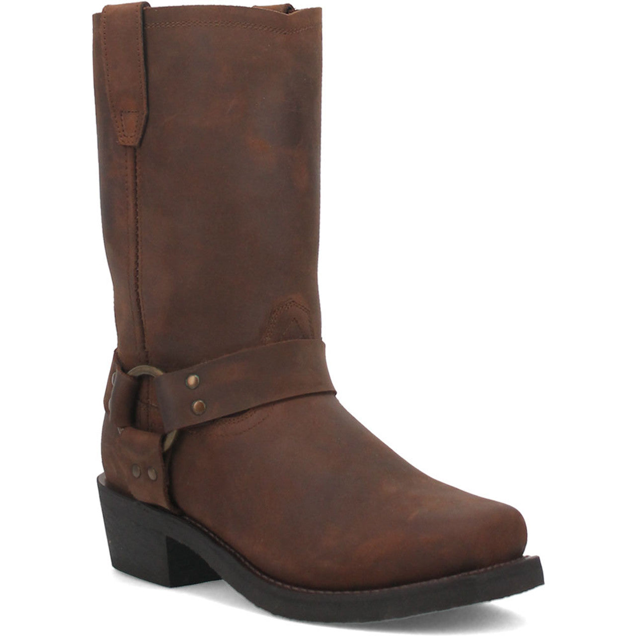 Dingo Goucho Brown Mens Motorcycle Leather Boots - 7D