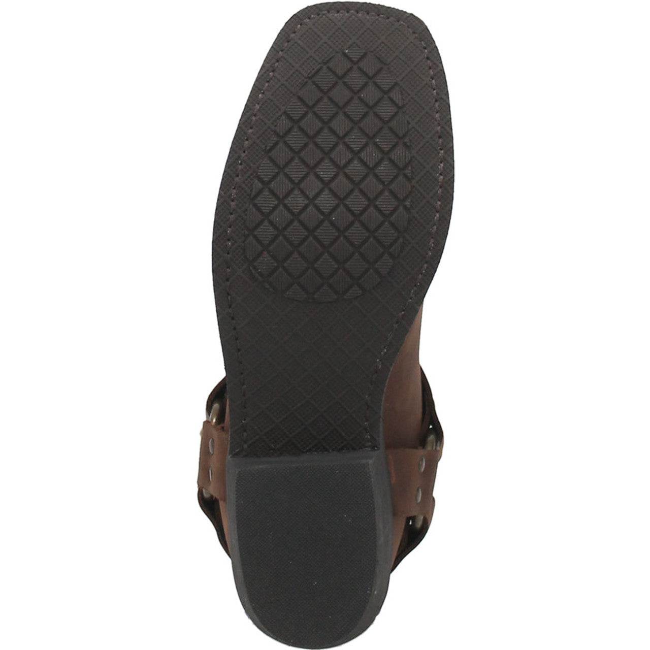 Dingo Goucho Brown Mens Motorcycle Leather Boots - 7D