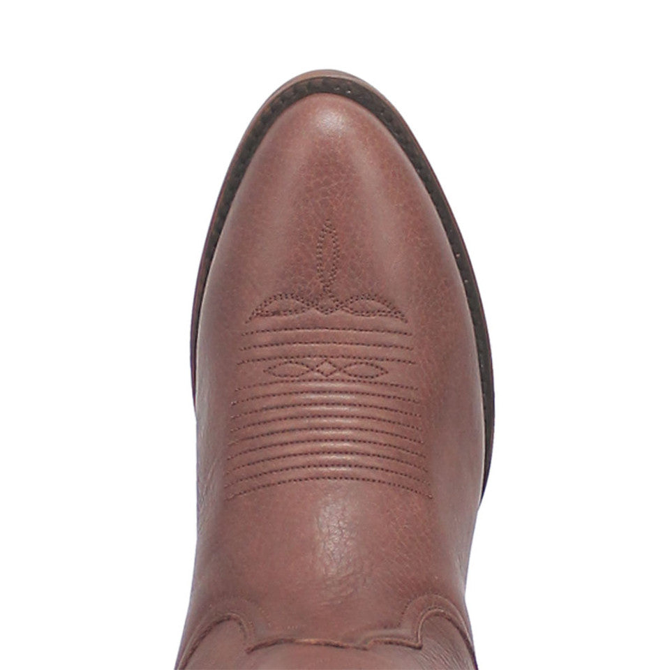 Dan Post Men's Medium Toe Western Pike Brown Boots - 8.5D
