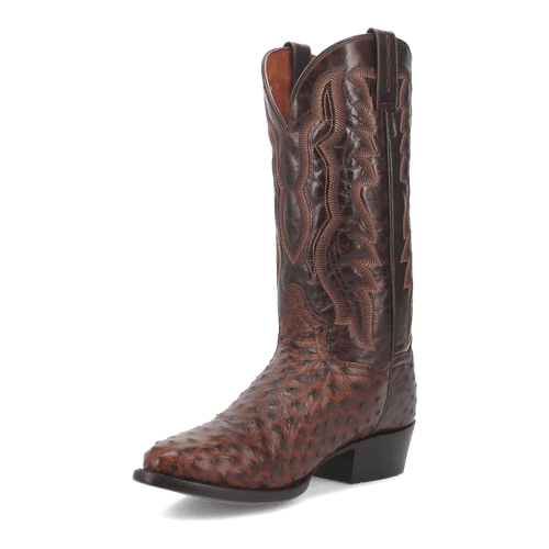 Dan Post Pershing Full Quill Ostrich Boot