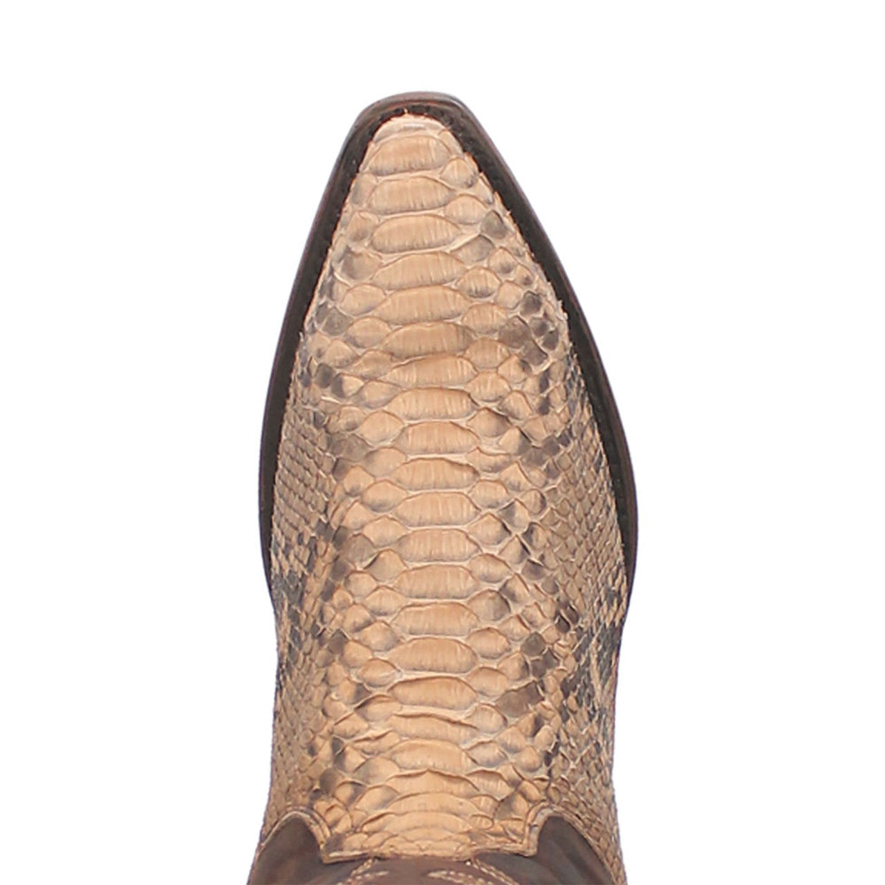 Dan Post Men's Snip Toe Western Exotic Python Skin Boots - 8D