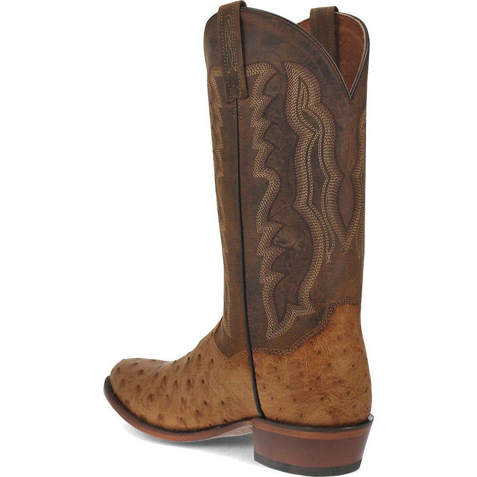 Dan Post Gehrig Men's Saddle Western Ostrich Boots - 8D