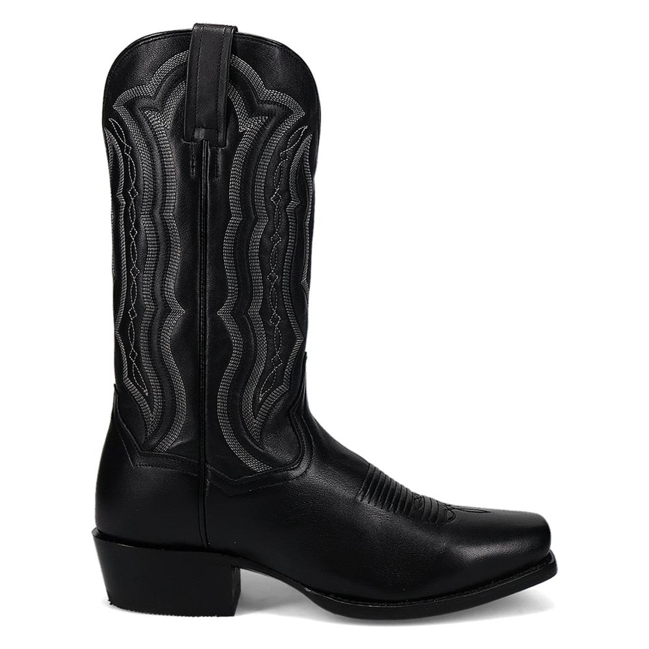Dan Post Wade Black Leather Cowboy Boots - 8D