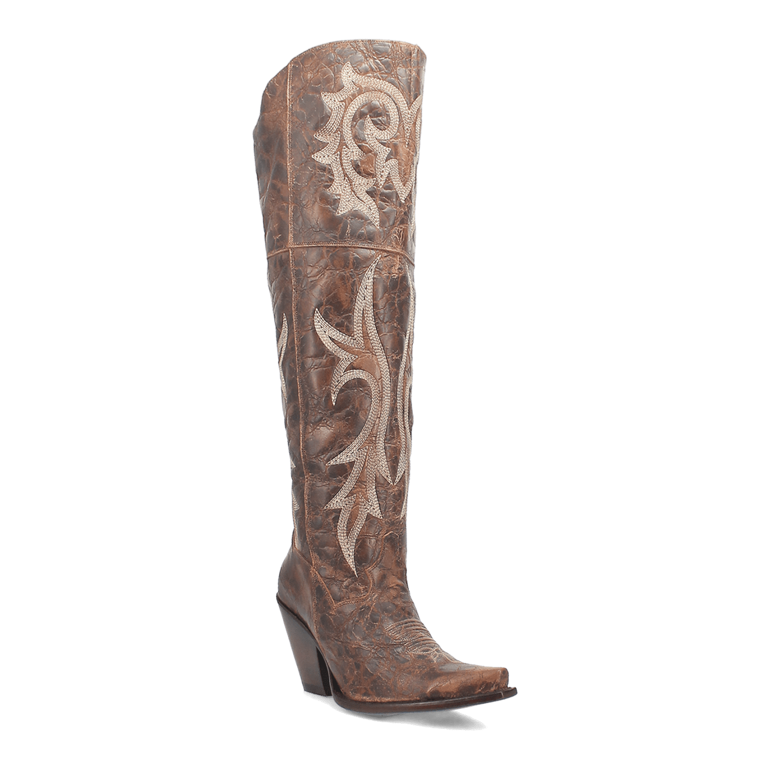 Dan Post Jilted Leather Boot - Premium Brown Boots