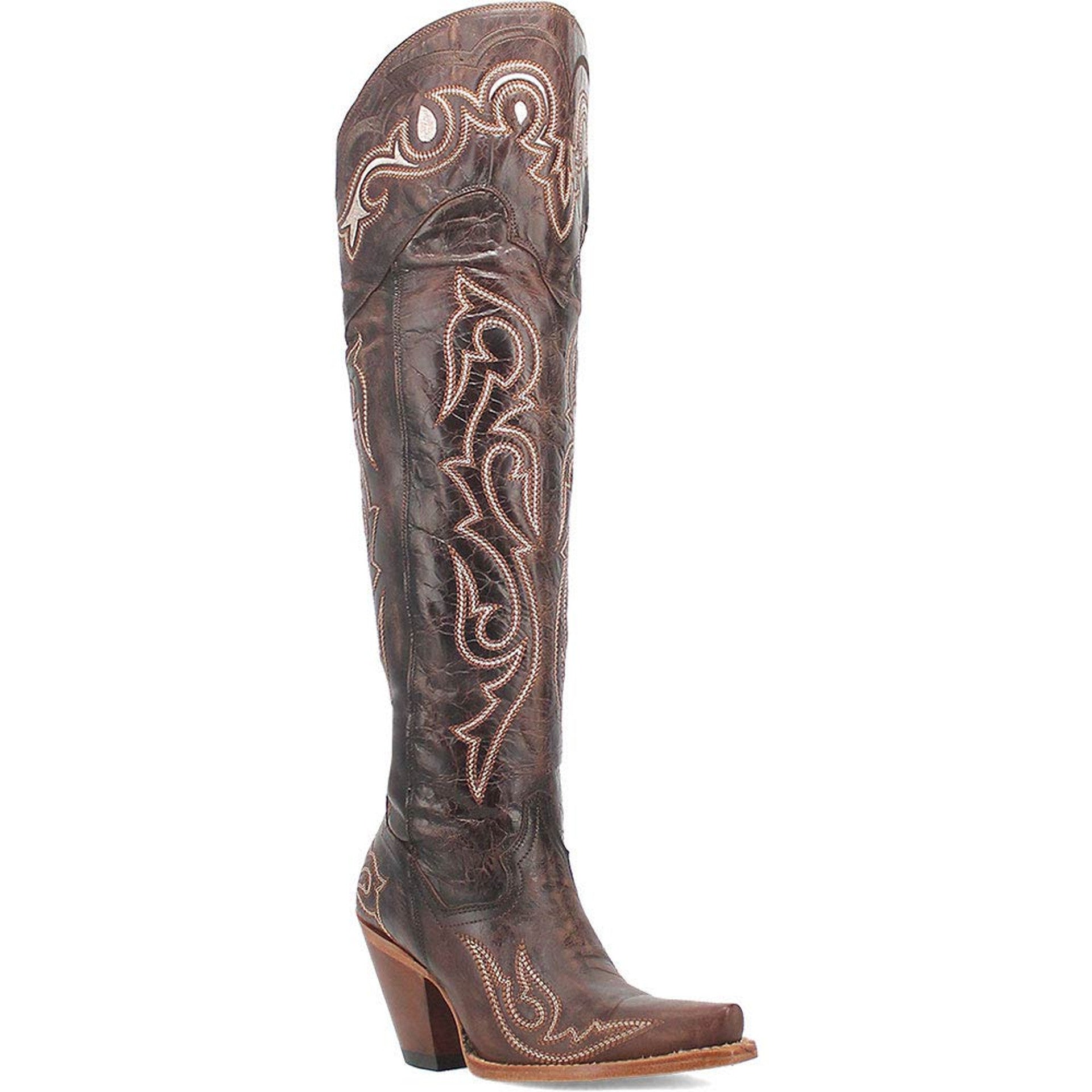 Dan Post Women's Kommotion Chocolate Leather Boots - 7M