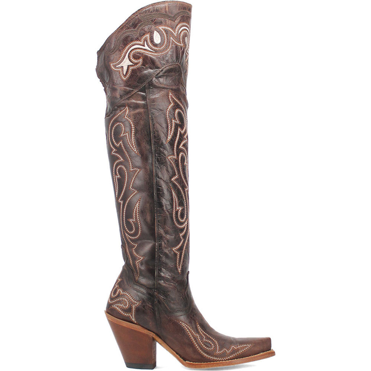 Dan Post Women's Kommotion Chocolate Leather Boots - 7M