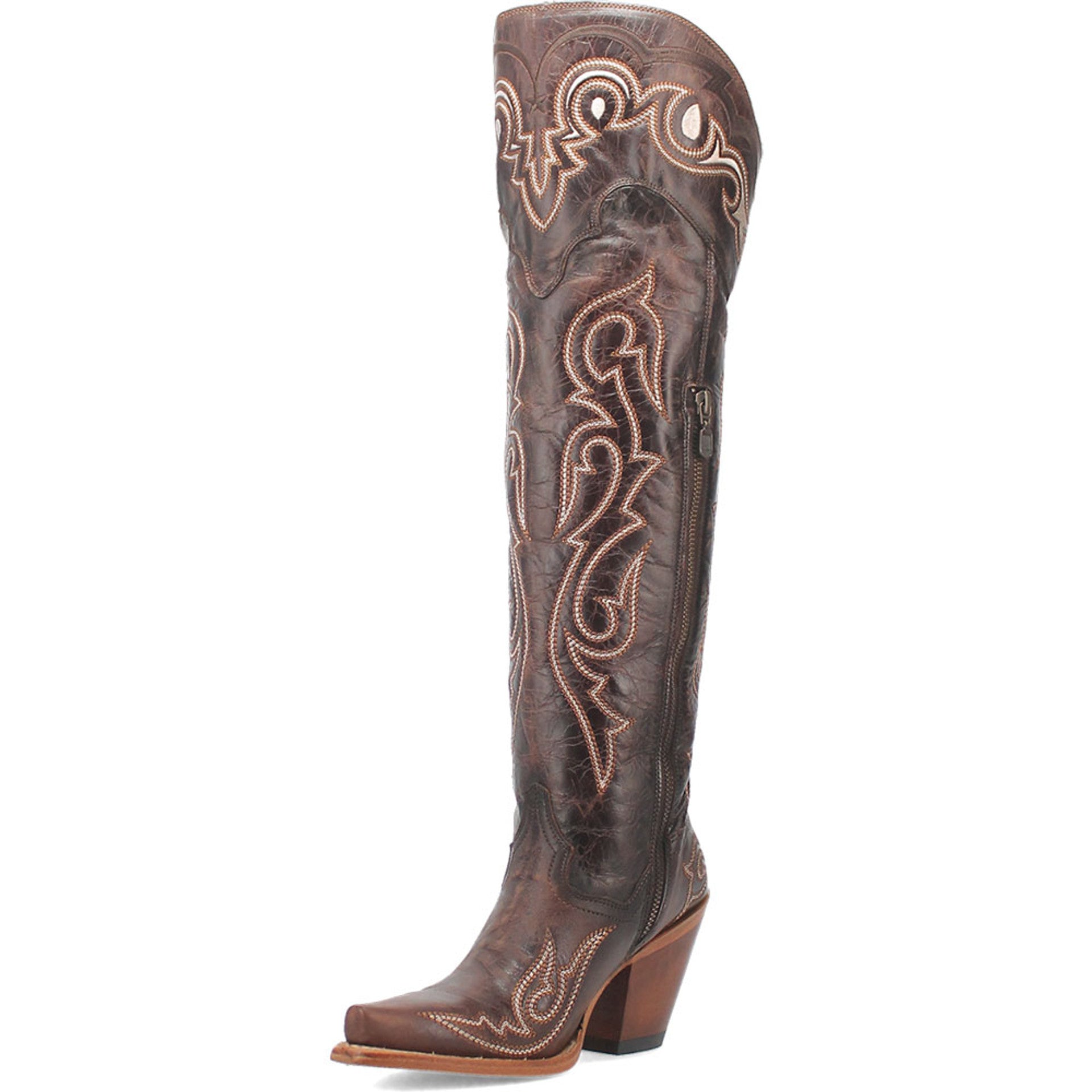 Dan Post Women's Kommotion Chocolate Leather Boots - 7M