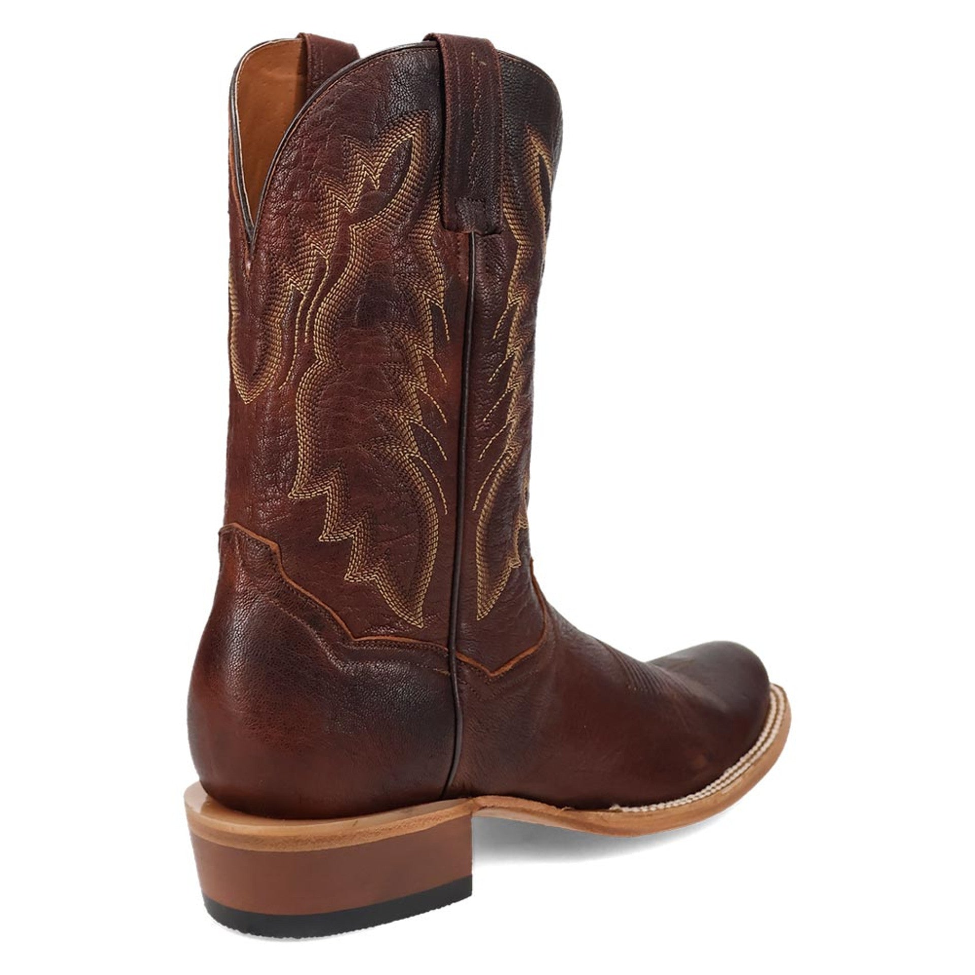 Dan Post Men's Boerne Western Cognac Leather Boots - 8D