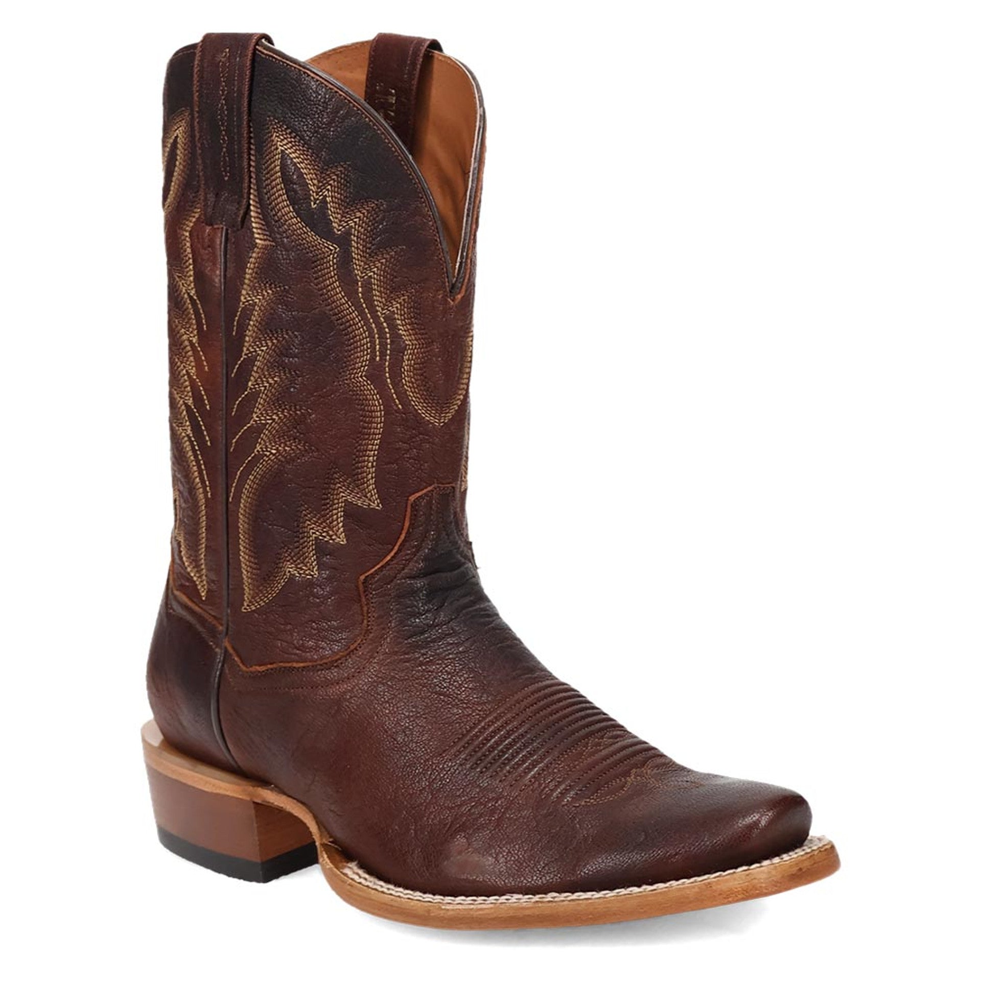 Dan Post Men's Boerne Western Cognac Leather Boots - 8D