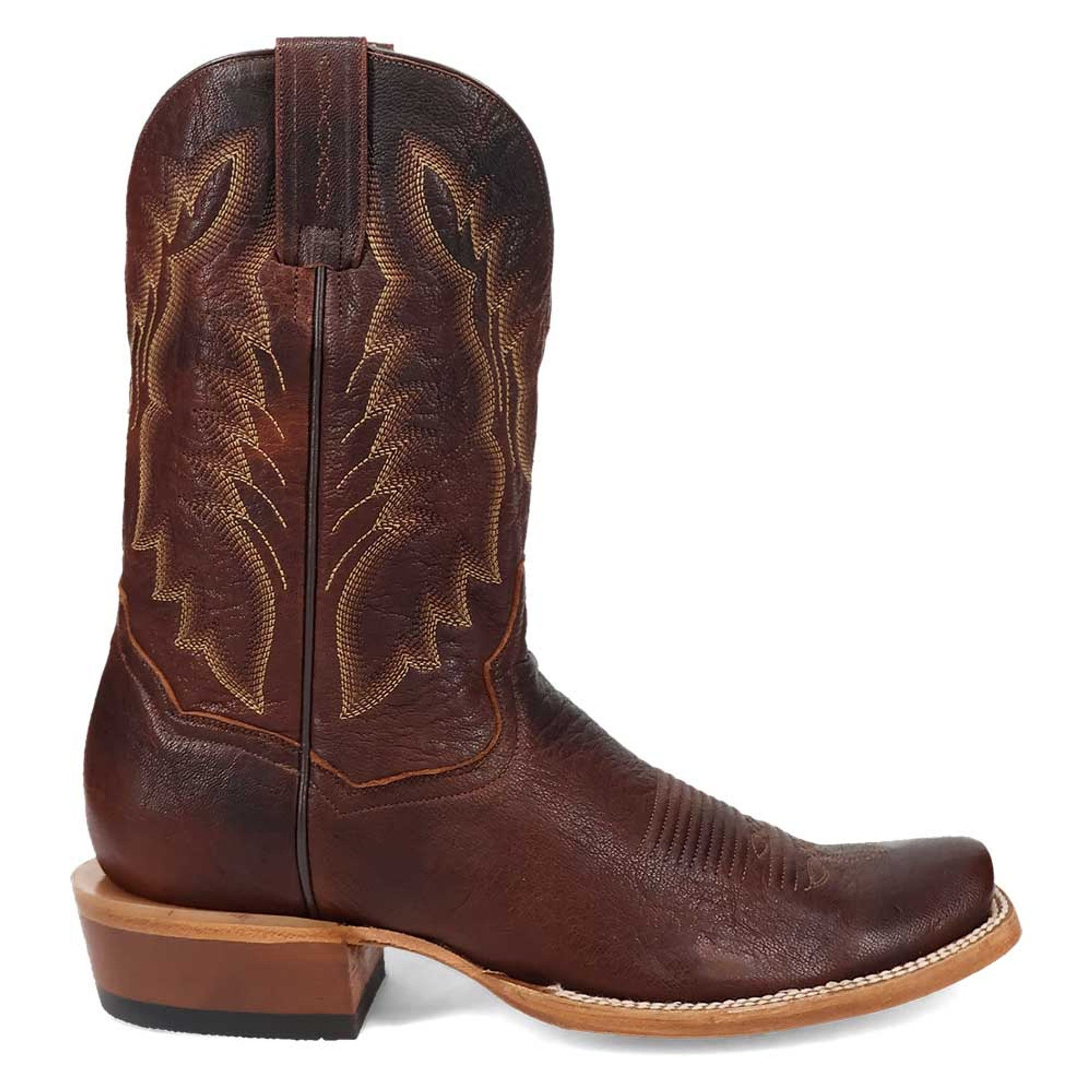 Dan Post Men's Boerne Western Cognac Leather Boots - 8D