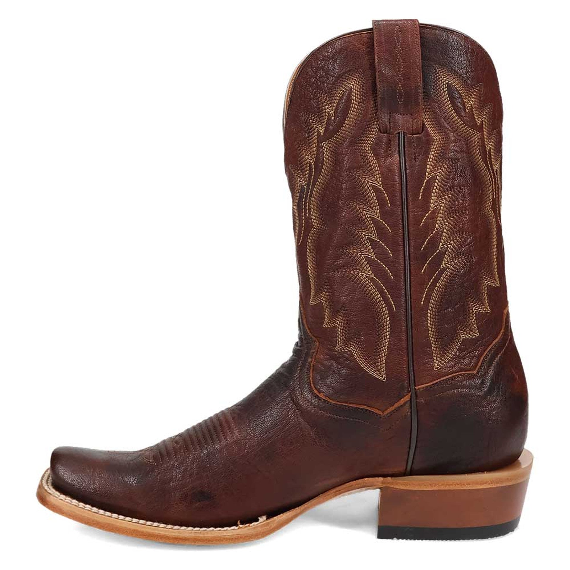 Dan Post Men's Boerne Western Cognac Leather Boots - 8D