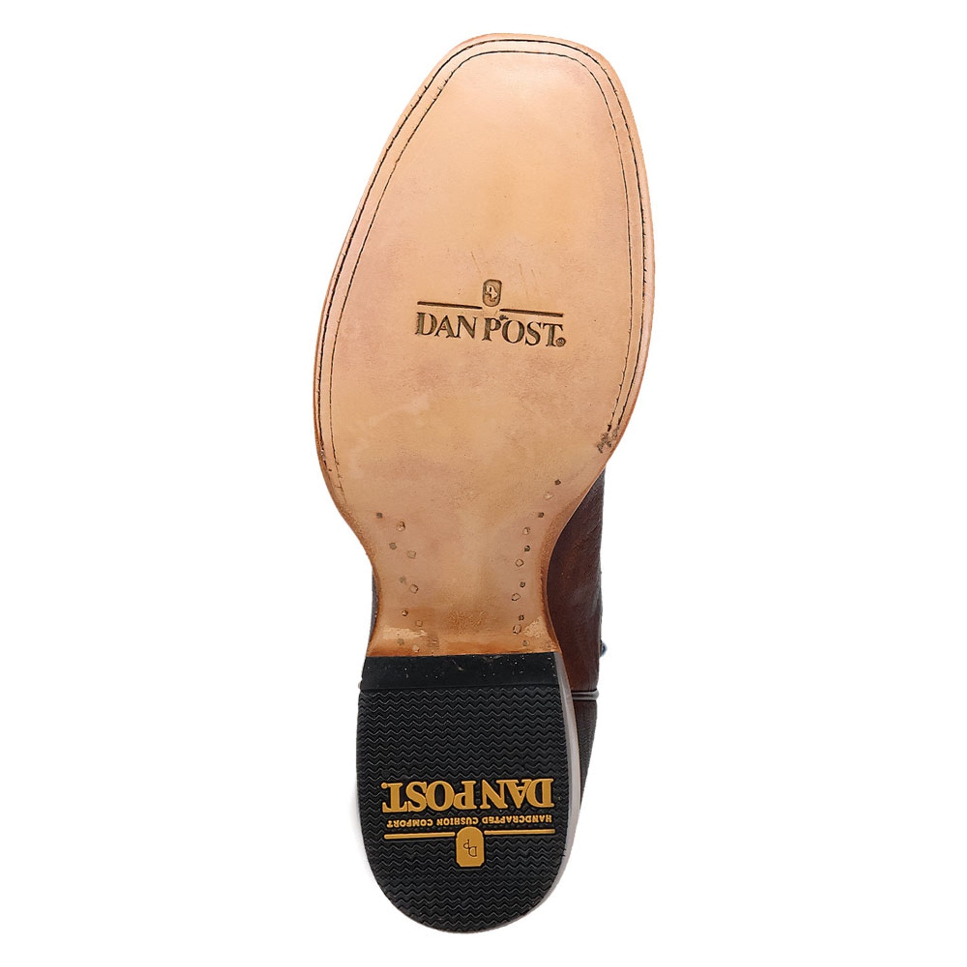 Dan Post Men's Boerne Western Cognac Leather Boots - 8D
