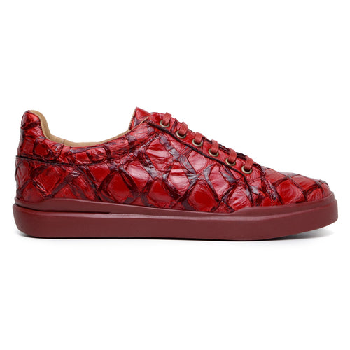 Belvedere Kingstone Red Alligator Oxford