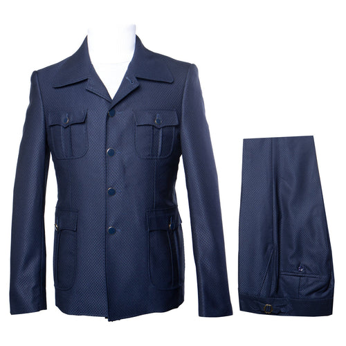 Rossi Man DUKE RM1768 Γ’β¬β Slim Fit Navy 3-Piece Suit for Men | Stylish Formalwear