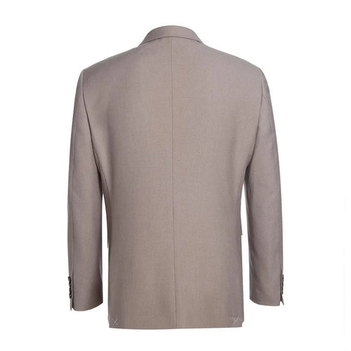 Cheap Priced Suit- Mens Basic Two Button Slim Fit Dark Tan Suit