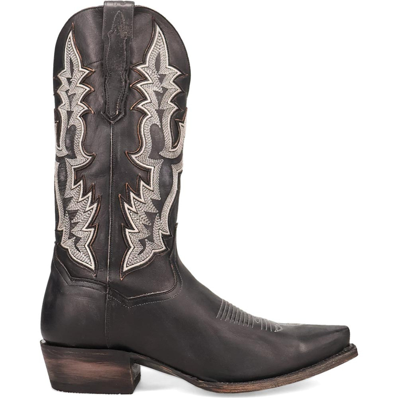 Dan Post Men’s Diesel Black 13 Snip Toe Cowboy Boots - 7D