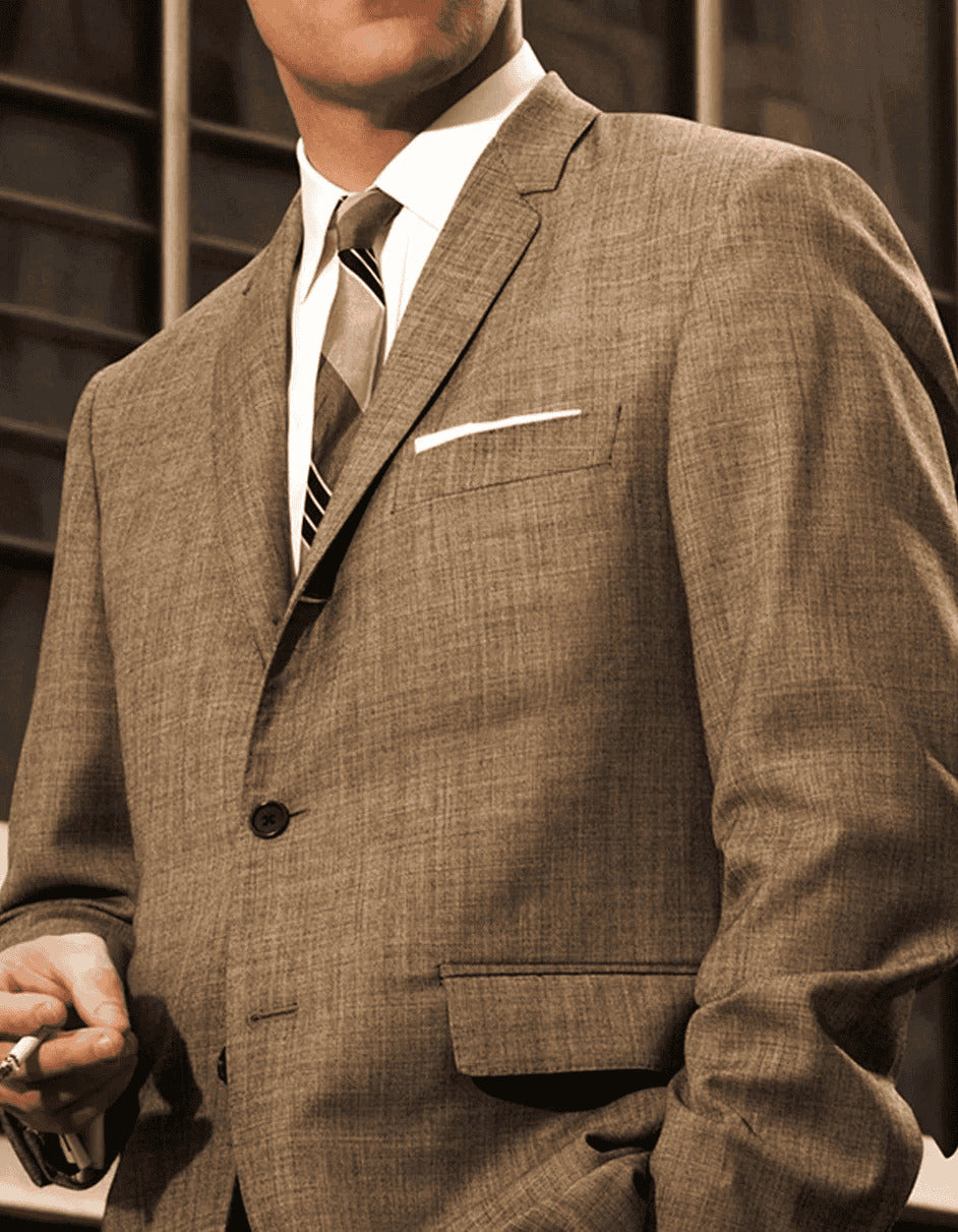 Mens Don Draper Light Grey Suit Costume - 38 Short Jacket+32 Waist Adjustable 28to34)(Height: 5 4 to5 7 )(Neck 15-16.5)S-M)
