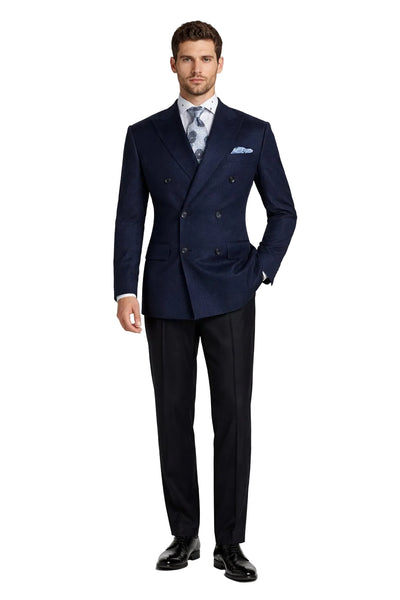 Double Breasted Navy Blazer - Big And Tall Sport Coat