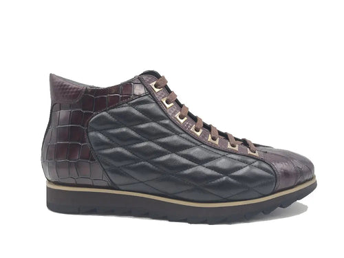 Carrucci Embossed Alligator High Top
