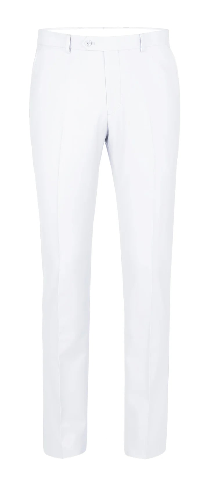 Cheap Suit - Mens Basic Two Button Classic Fit White Suit - 38 Short Jacket+32 Waist Adjustable 28to34)(Height: 5 4 to5 7 )(Neck 15-16.5)S-M)