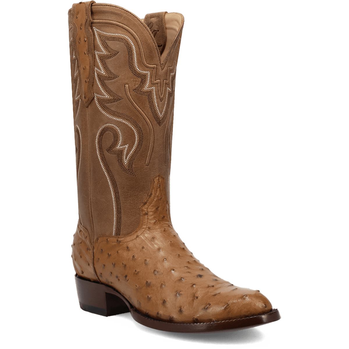 Dan Post Stanford Full Quill Ostrich Boot - Luxury Western Style