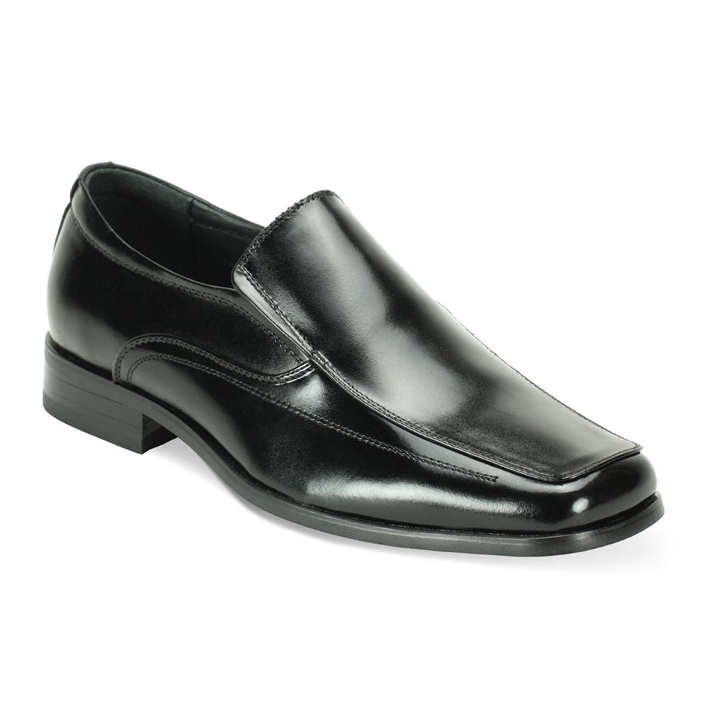 Giorgio Venturi Leather Men's Dress Slip-On Loafers - 6 Standard / D / Medium