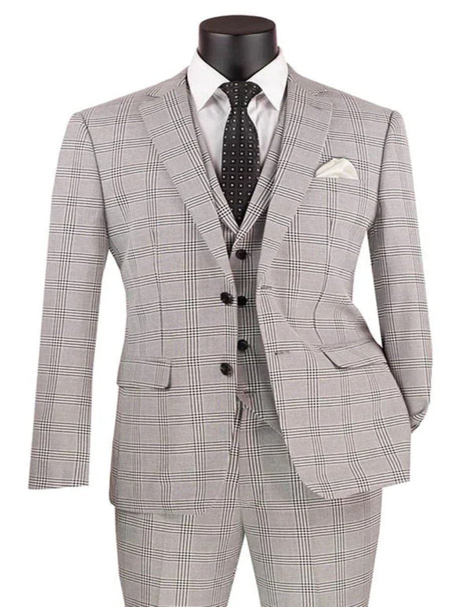 Missionary Mormon Quality Suit - Business Button Style in Color Gray