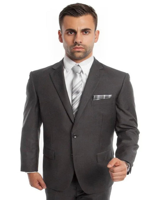 Missionary Mormon Quality Suit - Business Button Style in Color Grey