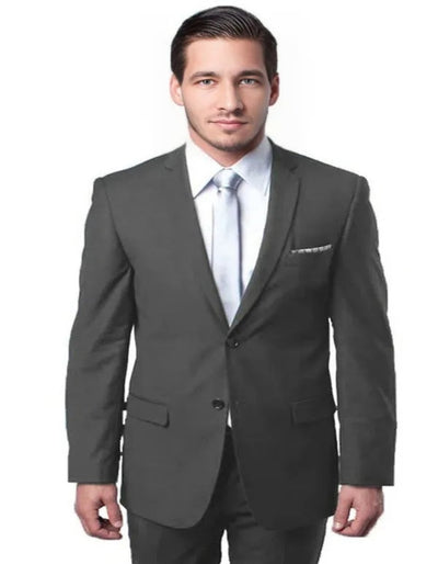 Missionary Mormon Quality Suit - - Business Style in Color Grey