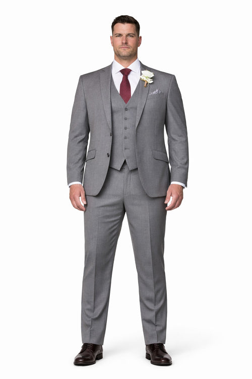 Mens Grey Groom Suit - Grey Groomsmen Suits
