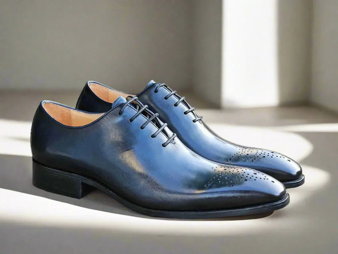 Hand Burnished Wholecut Calf Oxford - 9