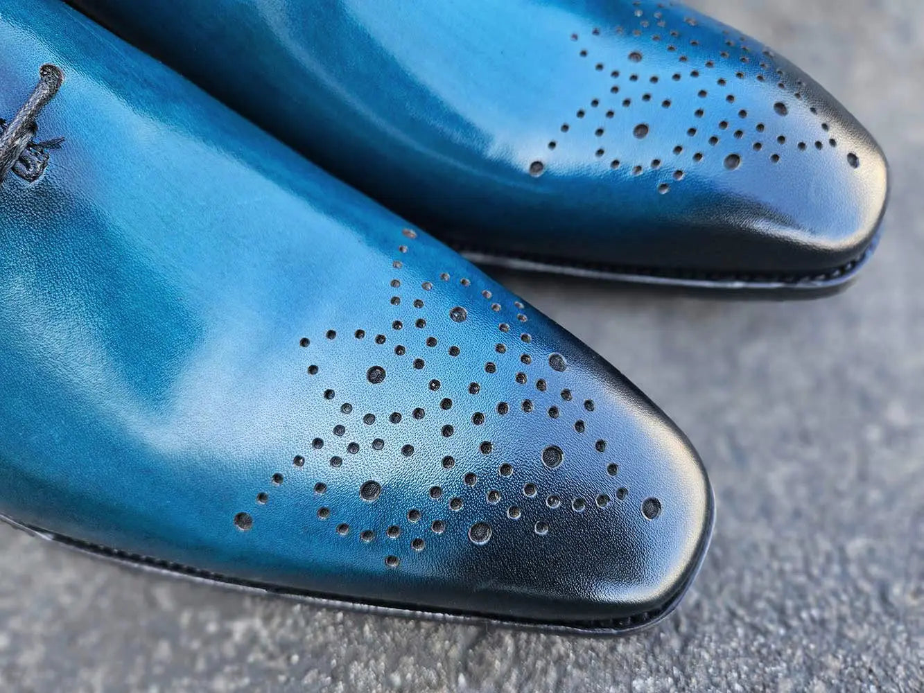 Hand Burnished Wholecut Calf Oxford - 9