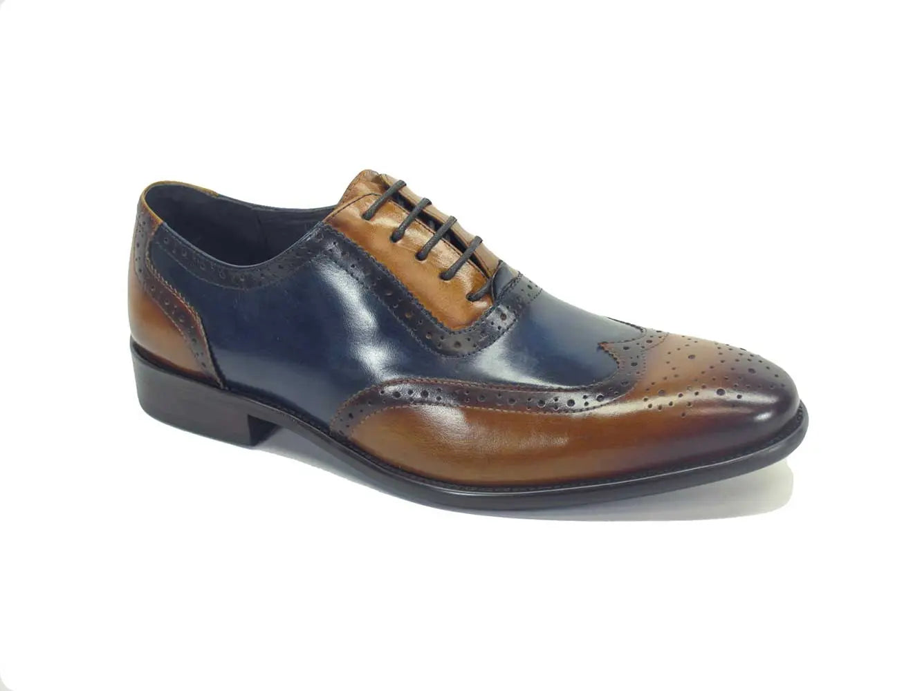 Hand Finished Wingtip Medallion Oxford - 8.5