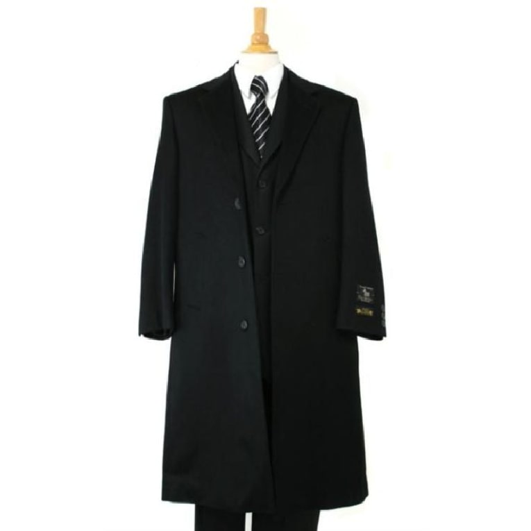 Mens herringbone Dress Coat Long 'Harvard' Grey Tweed - Cashmere Topcoat - Mens Cashmere Overcoat - Cashmere Coat - Coat Size 38