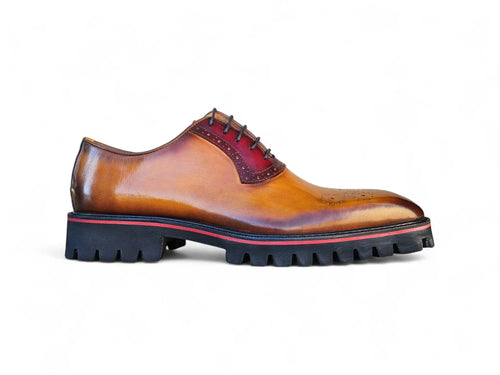 Carrucci Hybrid Lug Oxford - Luxury Leather Dress Shoe