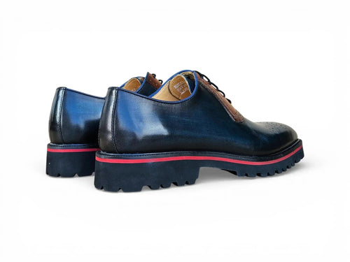 Carrucci Hybrid Lug Oxford - Luxury Leather Dress Shoe