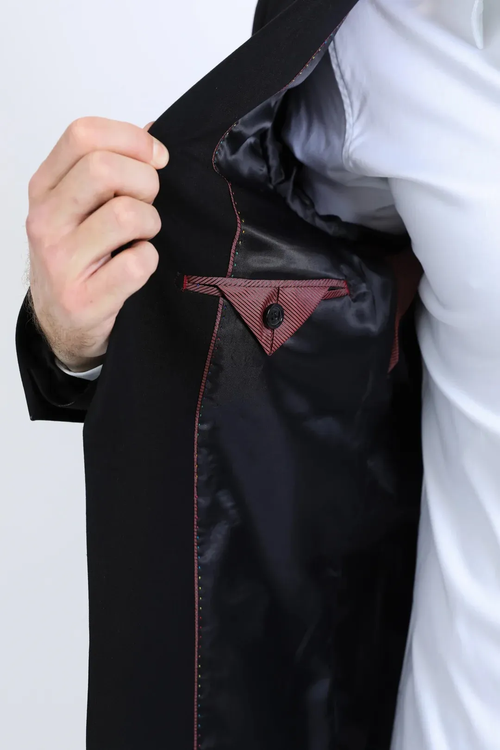 Black Western Sport Coat for Men by Platini β Bold Casual Blazer