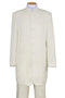 Cheap Priced Suit - Mens Long Mandarin Collar Zoot Suit Ivory Tuxedo
