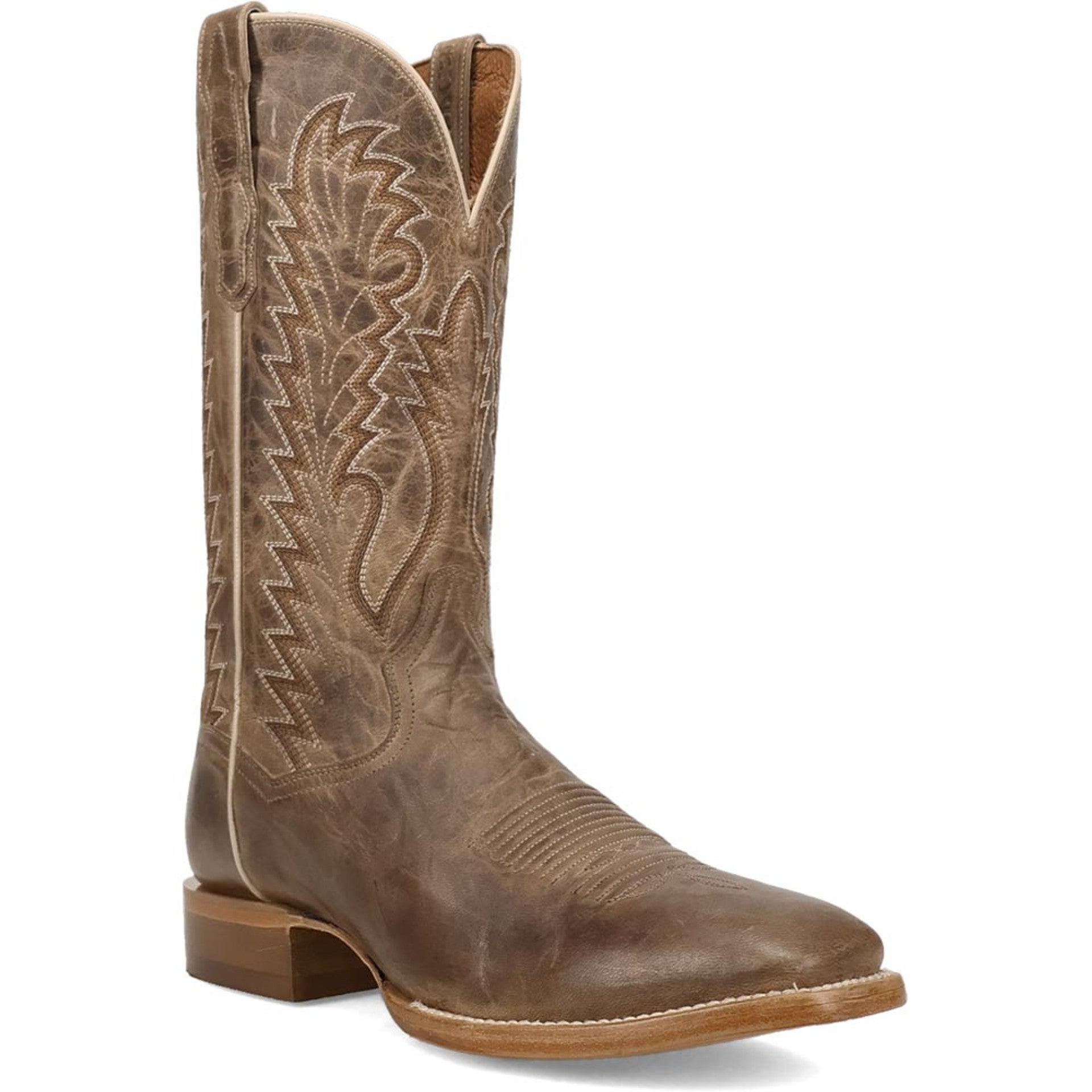 Dan Post Men’s Jerry Tan 13 ROM Toe Cowboy Boots - 7D