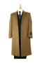 Long Wool Winter Dress Knee Length Coat Men's Dress Coat Luxurious Soft Men's Overcoat Finest Cashmere Blend &Wool Full Length Dark Camel ~ Khaki Long Men's Dress Topcoat - Winter Coat