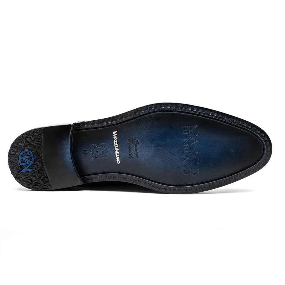 Marco Di Milano John Men's Shoes Exotic Caiman Crocodile / Woven Leather Dress Oxfords - 8.5